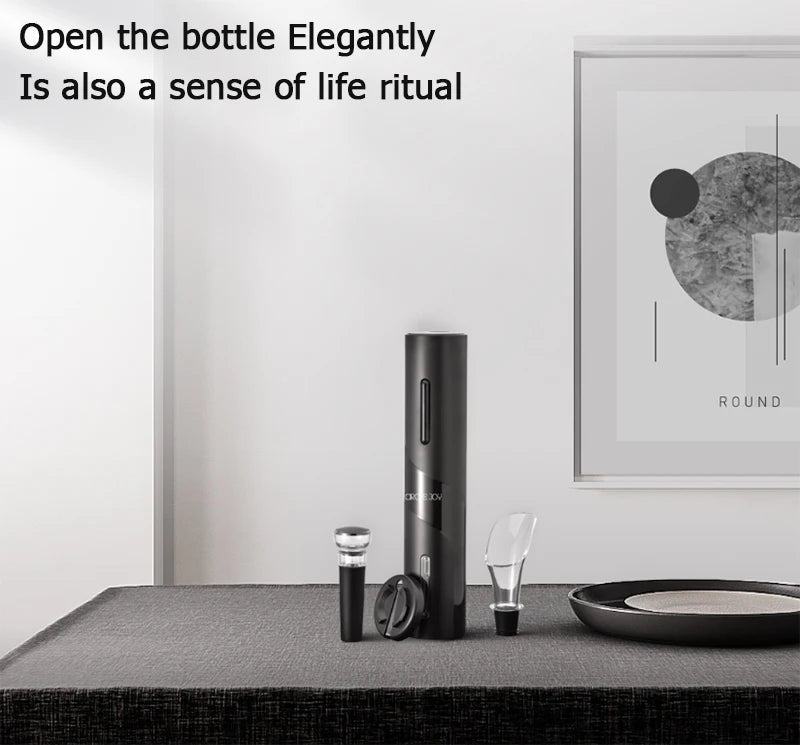 CircleJoy – 4-in-1 Electric Wine Opener Set