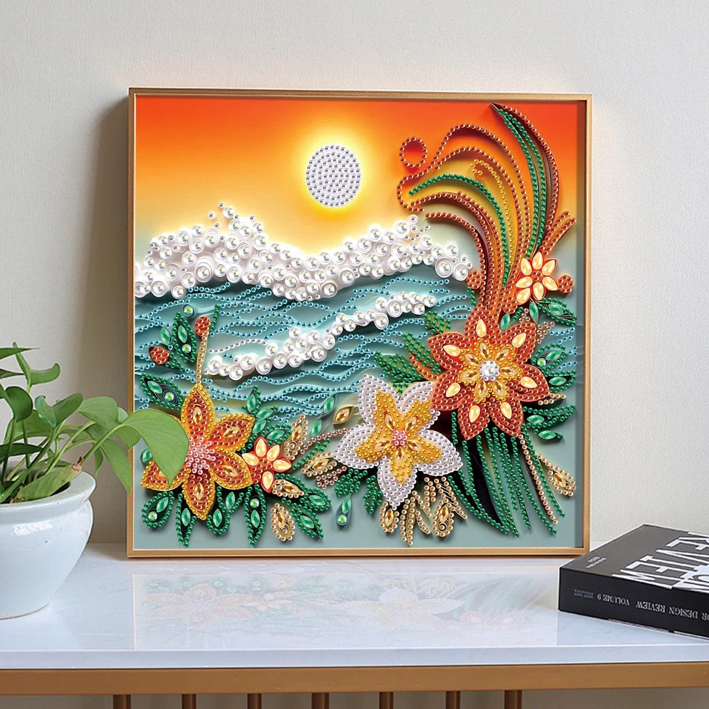 WaveGlimmer – Special Shape Diamond Art Painting Kit