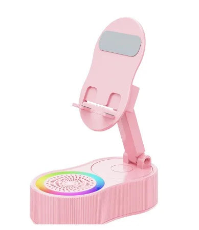 AuraAmp – Smart RGB Bluetooth Speaker and Phone Stand