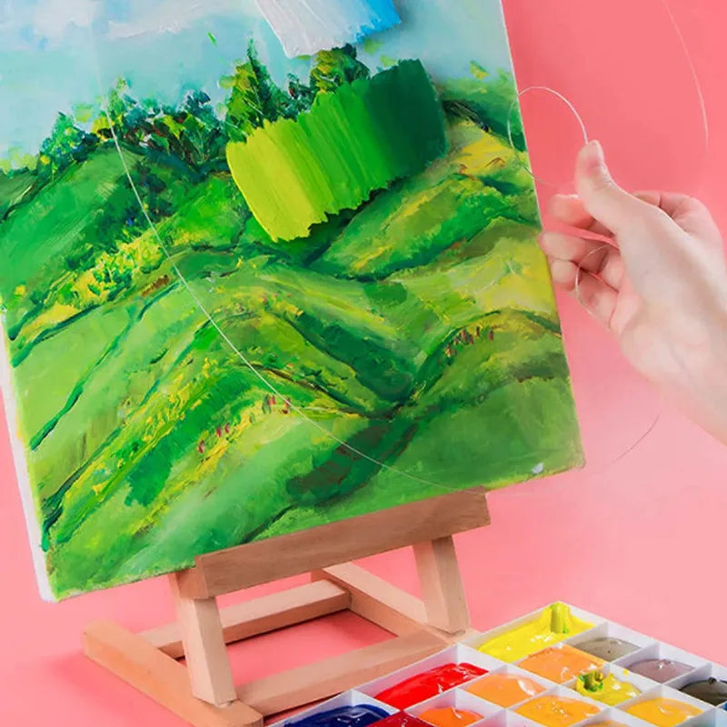 PaletteClear – Clear Oval Mixing Tray for Paints