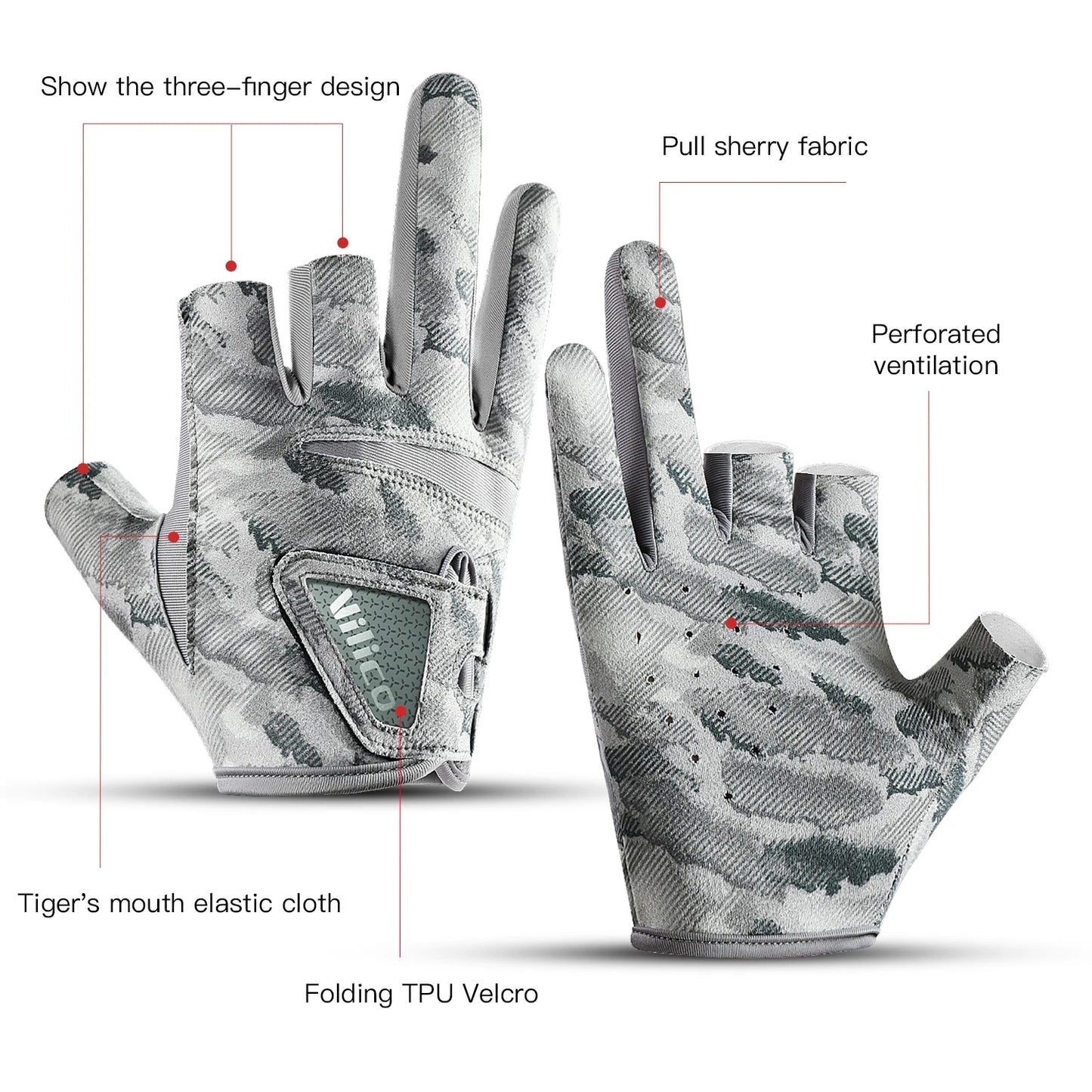 SunGrip – Breathable Fishing Gloves