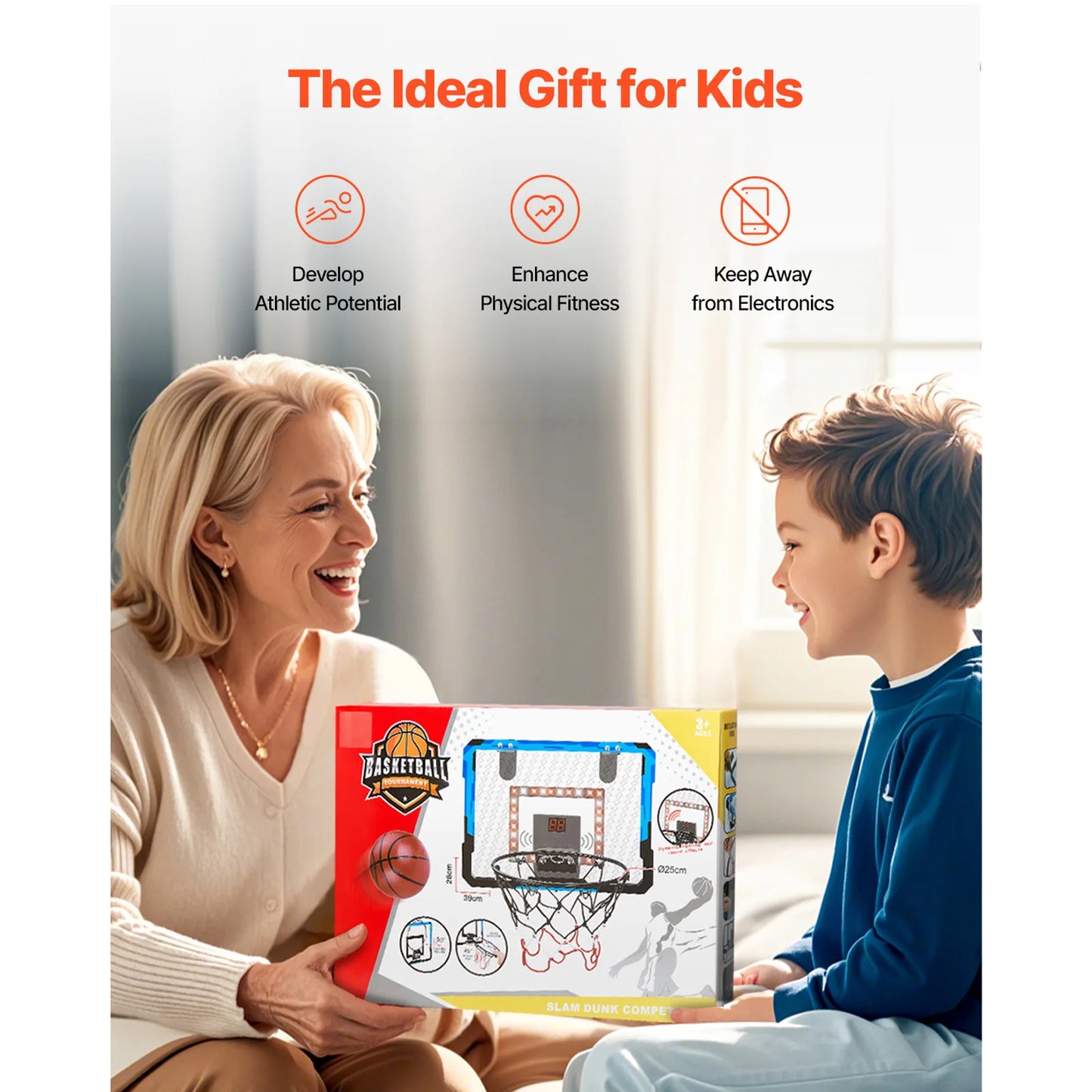 HoopPlay – Foldable Basketball Hoop Set