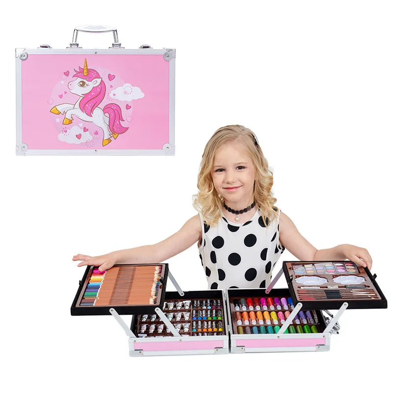 ArtBloom – 200-Piece Children’s Painting & Crayon Set