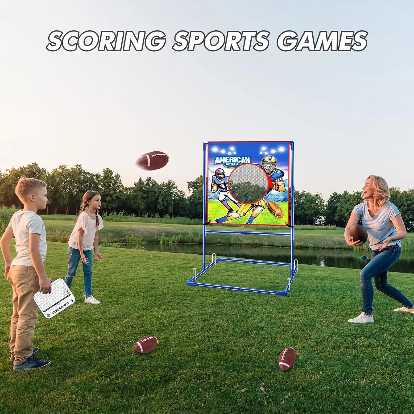 TouchdownToss – Rugby & Football Target Game Set