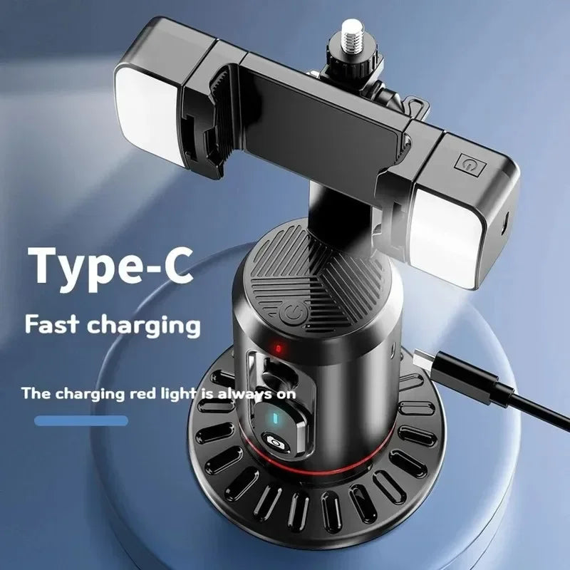 SteadyTrack – 360° Rotating Gimbal Stabilizer with Remote