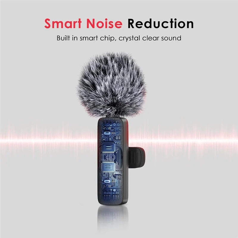 SoundMate – 3-in-1 Wireless Lavalier Microphone with Noise Reduction