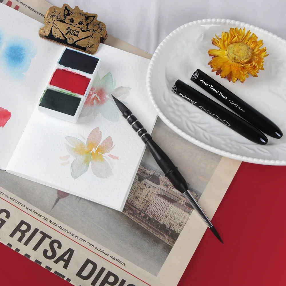 DualBrush – Dual-Tip Travel Watercolor Brush Pen