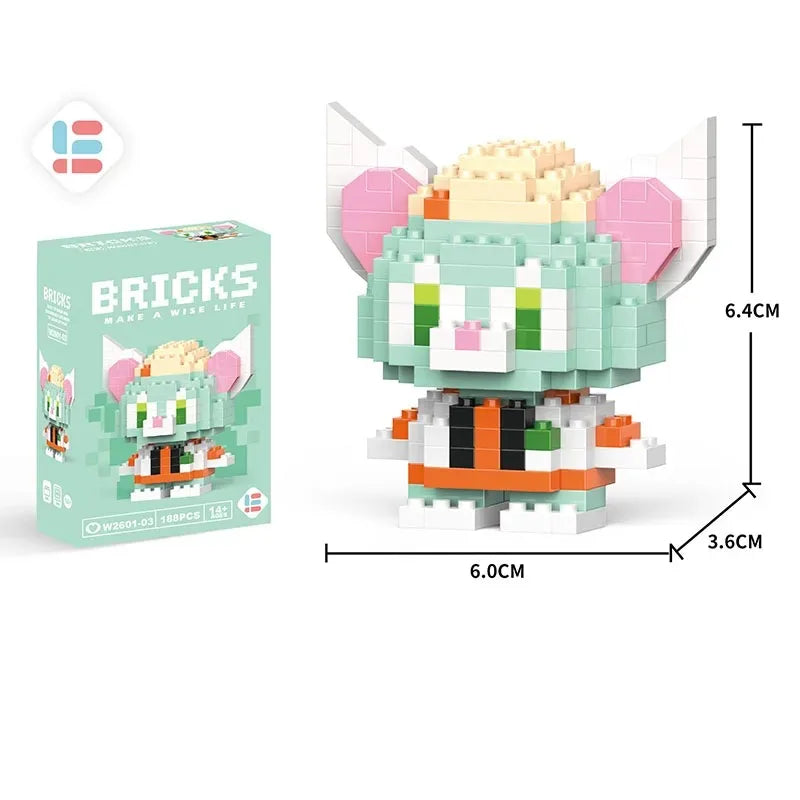 ToonBricks – Cartoon Character Building Block Set