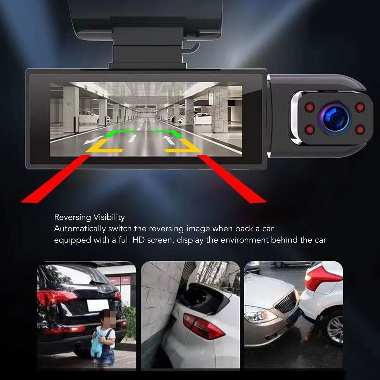 DriveGuard – HD Car Dash Cam with Night Vision