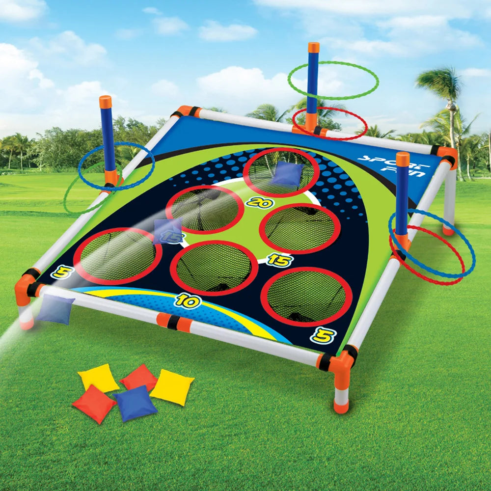 TossMate – Portable Cornhole Ring Toss Game