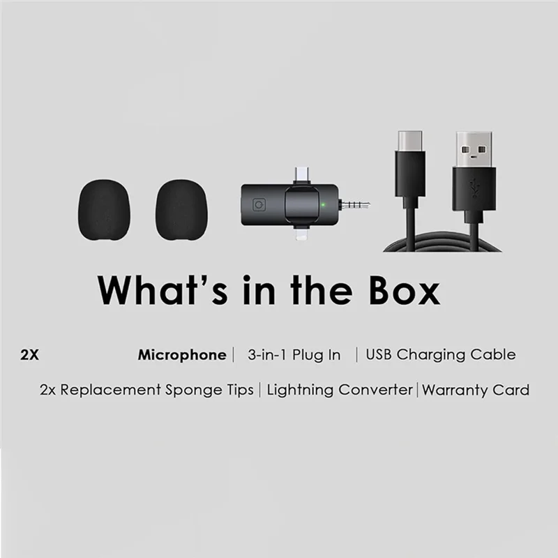 SoundMate – 3-in-1 Wireless Lavalier Microphone with Noise Reduction