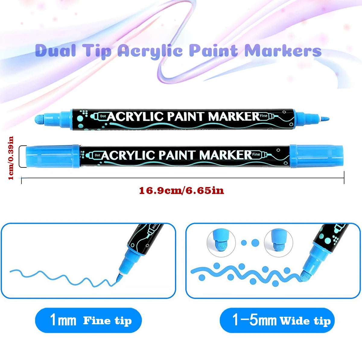 ColorFlex – Dual Tip Acrylic Paint Pens