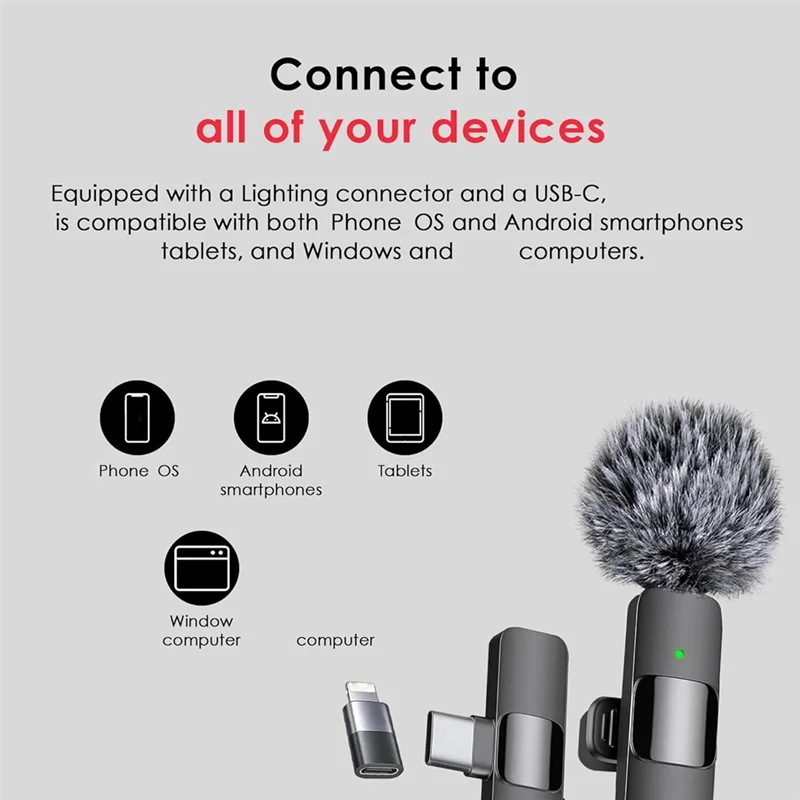SoundMate – 3-in-1 Wireless Lavalier Microphone with Noise Reduction