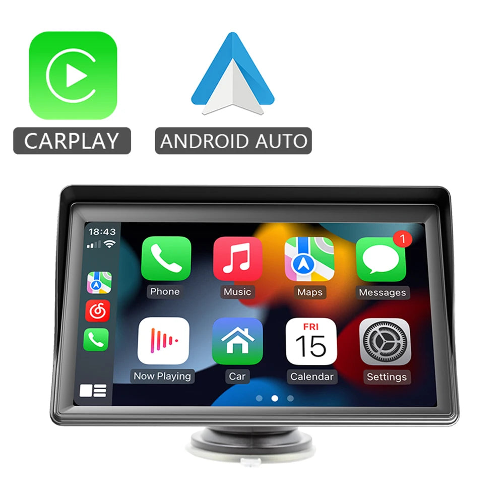 RoadView – 7-Inch Wireless CarPlay & Android Auto Player
