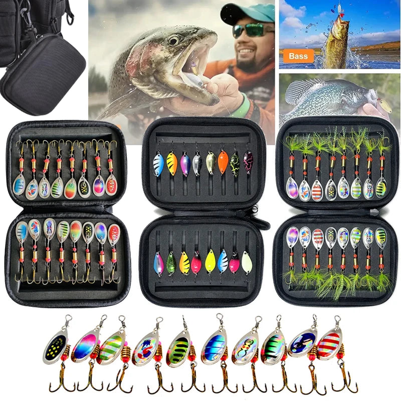 SpinStrike – Metal Spinner Spoon Lure Kit