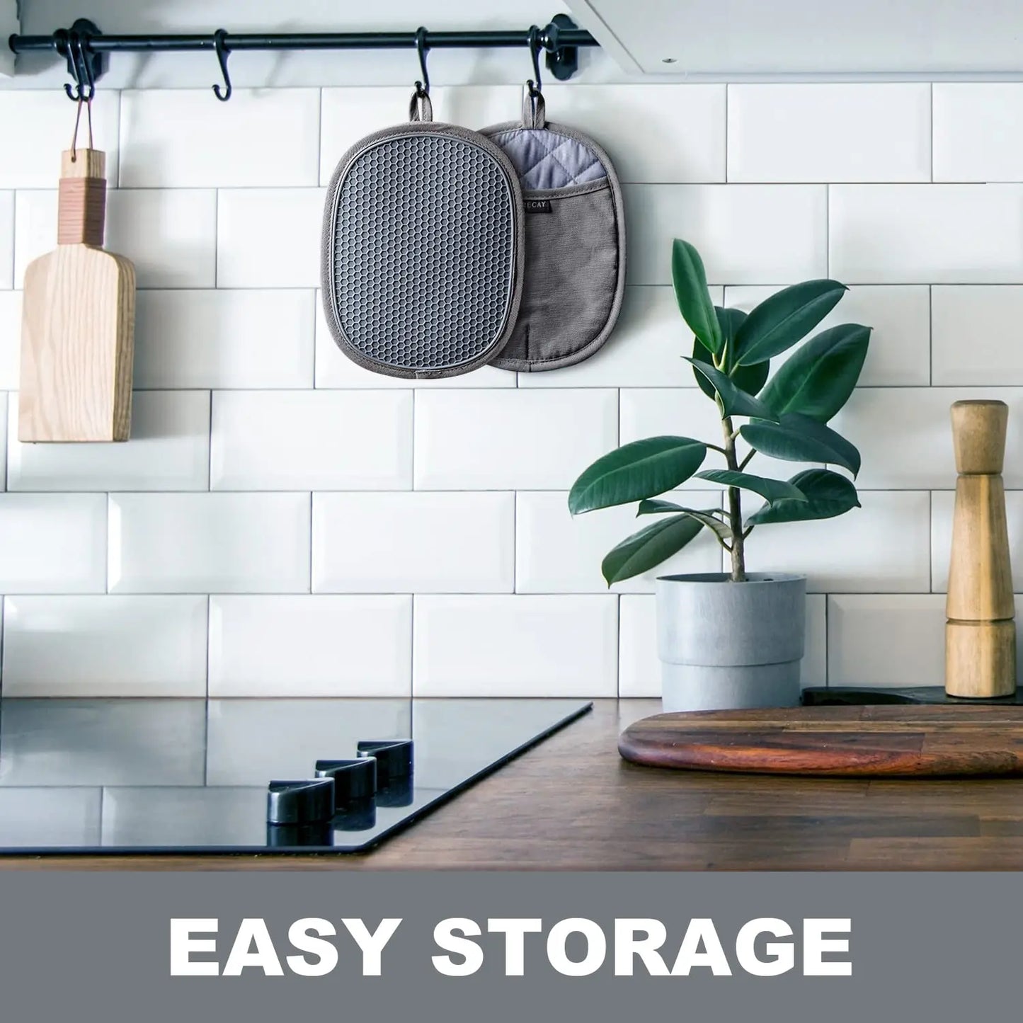 HeatHaven – Silicone Pocket Pot Holder Set