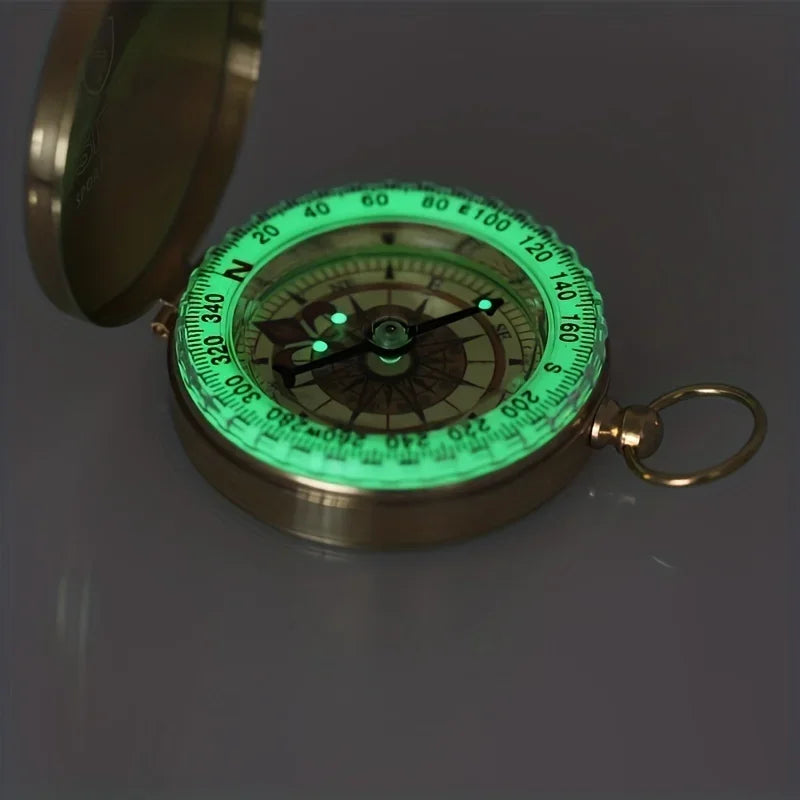 Copper Survival Compass