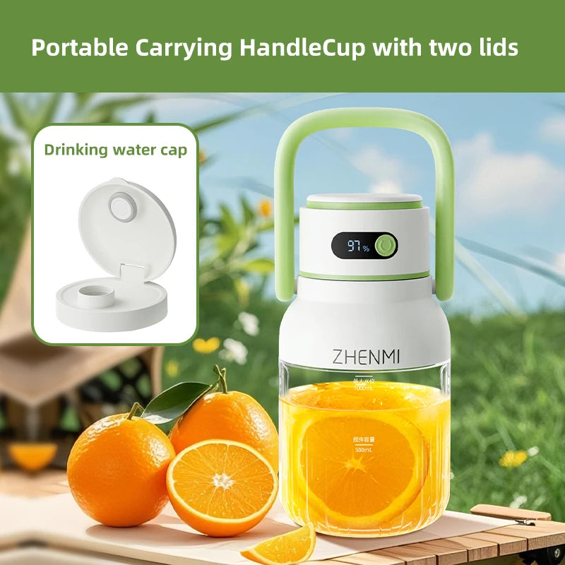 FreshBoost – Portable USB-C Rechargeable Juicer