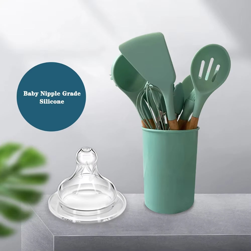 KitchenGlow – Silicone Cooking Utensil Set