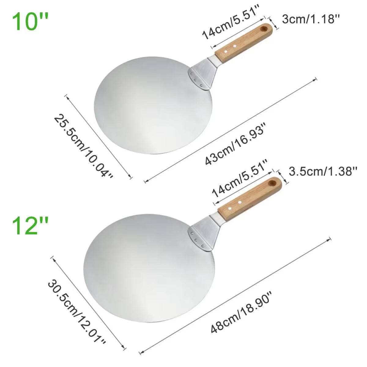 PizzLift – 12-Inch Pizza Shovel