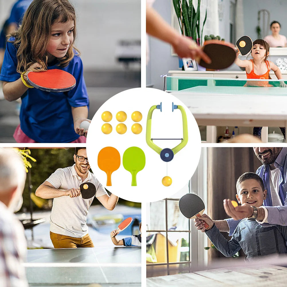 SwingServe – Indoor Door Pong Trainer Set