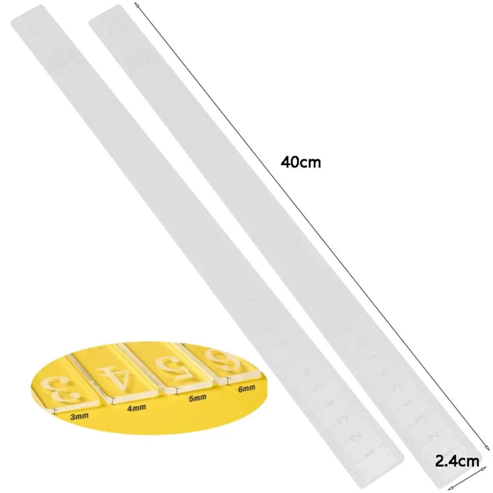 DoughLine – Acrylic Rolling Pin Spacer Set