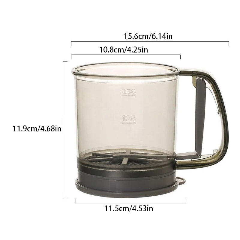 SiftMatea – Handheld Semi-Automatic Flour & Sugar Sieve