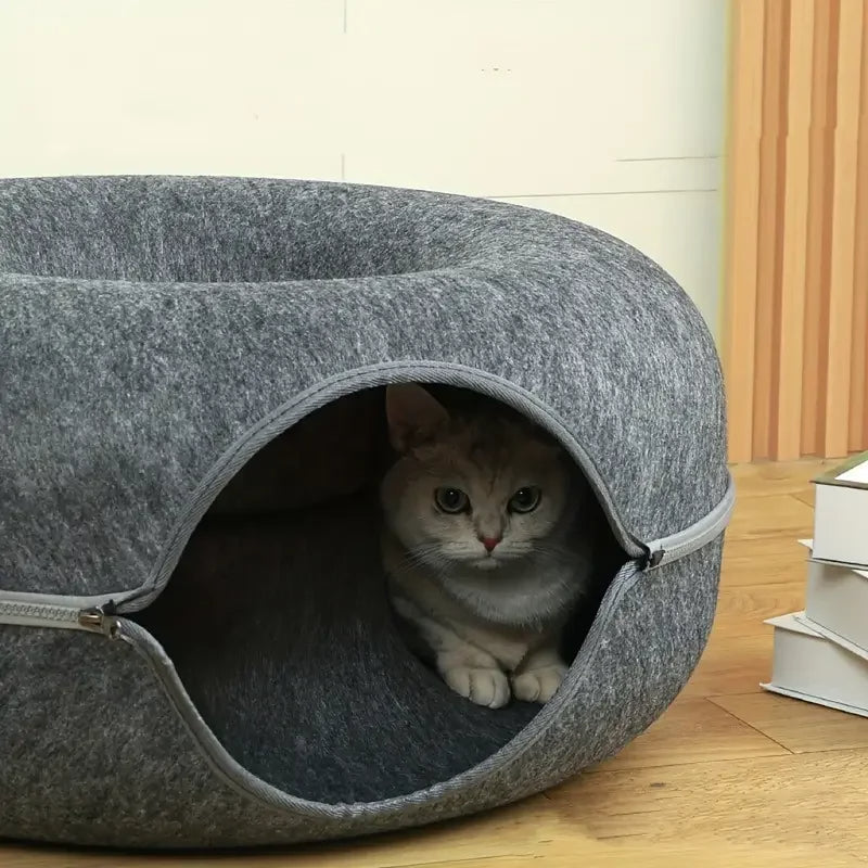 Puffmallow - Cat Donut Bed & Tunnel