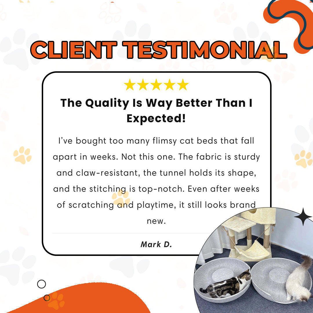 Puffmallow - Cat Donut Bed & Tunnel