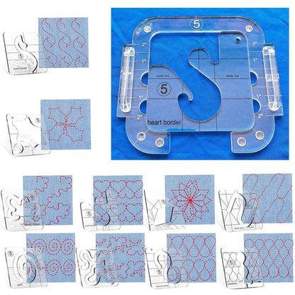QuiltEasy – Motion Quilting Template Set