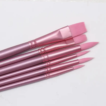 AquaLure – 4 Piece Sharp and Flat Watercolor Brush Set