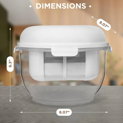 Yogressa – Yogurt Maker with Fine Mesh Strainer & Pressure Plate