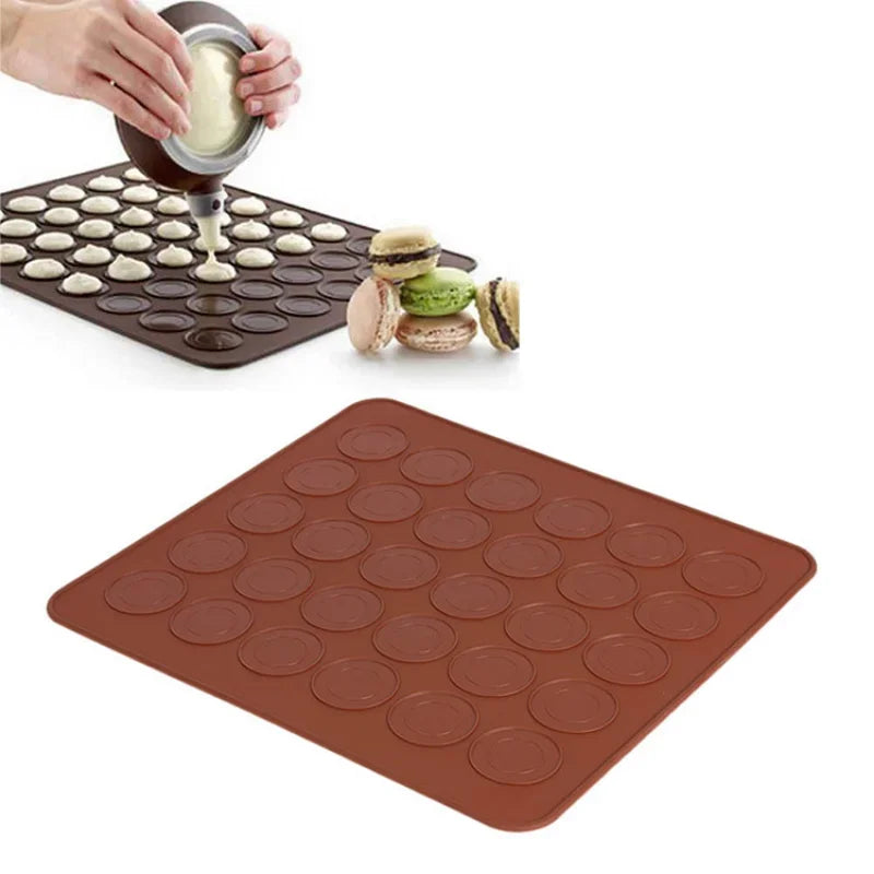 MacroBake – 48-Hole Non-Stick Silicone Macaron Baking Mat