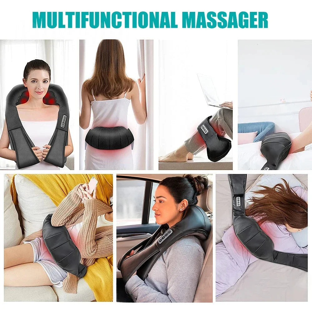 RelaxEase – Heated Shiatsu Neck & Shoulder Massager