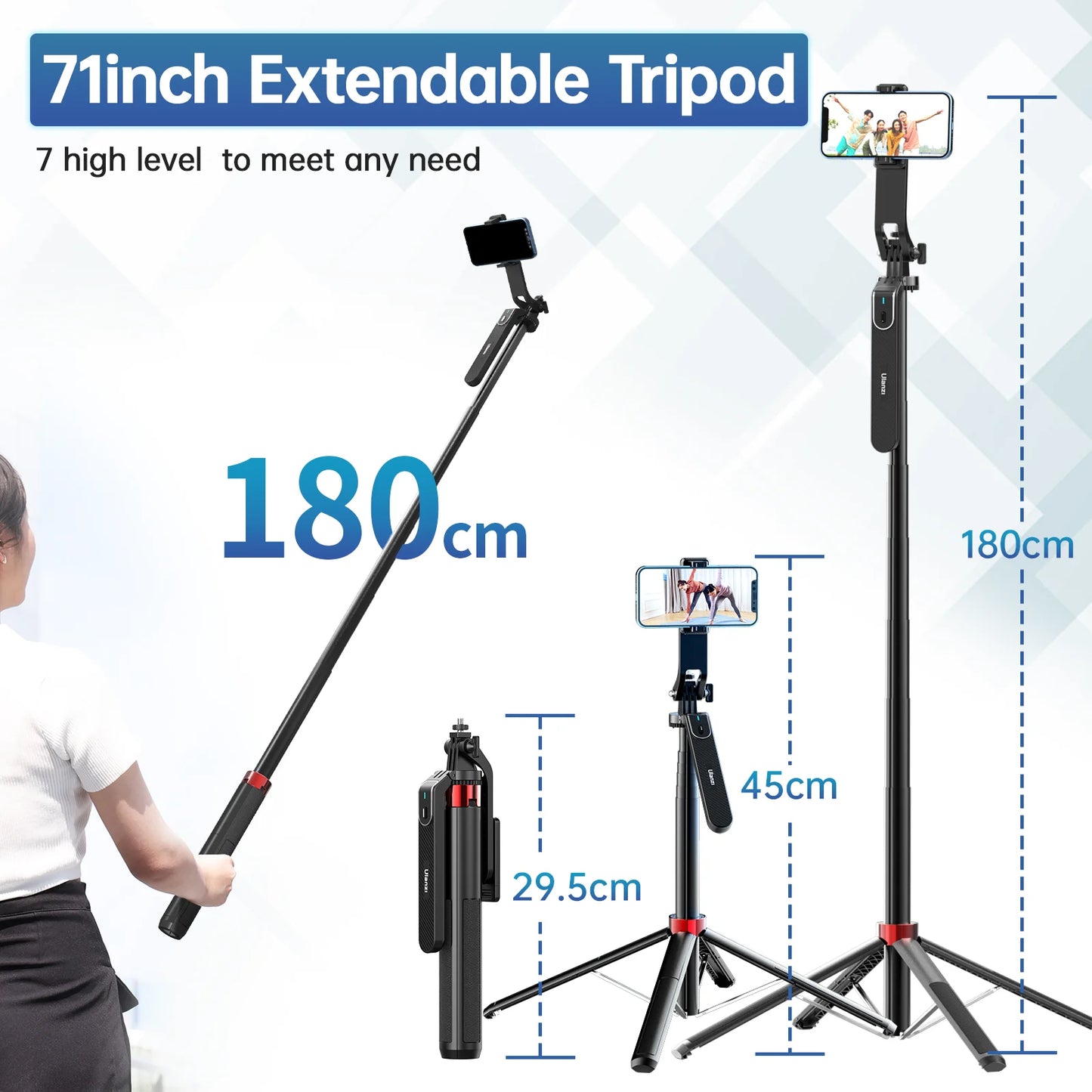 SnapTrek – Ulanzi MA09 Selfie Stick & Tripod