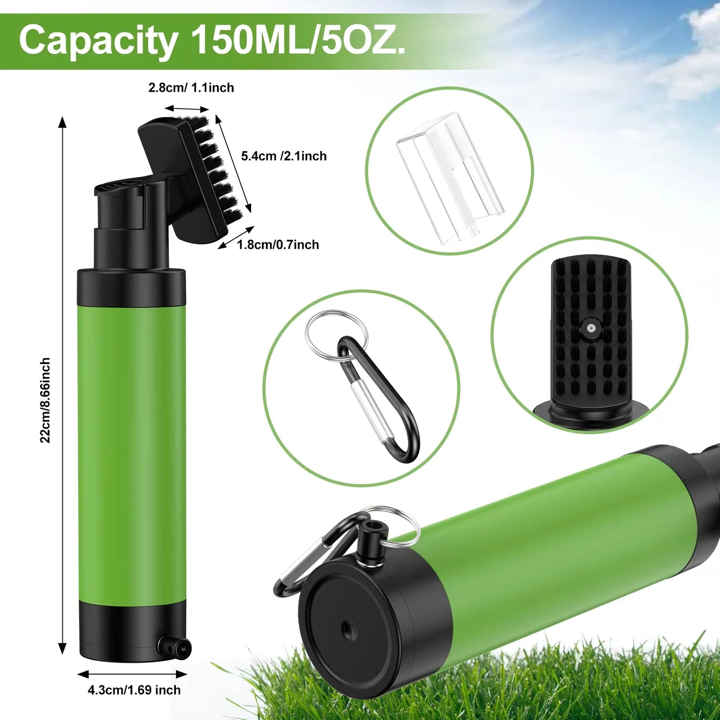 SplashGolf – Water Brush for Golf Clubs