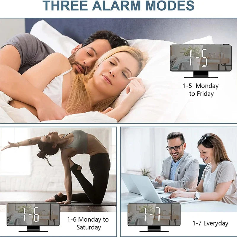 TimeCast – LED Projection Alarm Clock