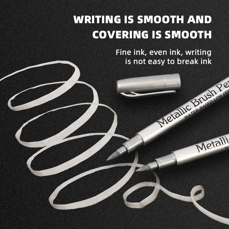 ShineLine – Metallic Gold and Silver Marker Set