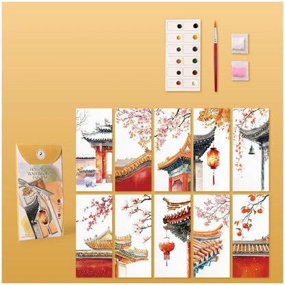 ColorRipple – DIY Watercolor Bookmark Set