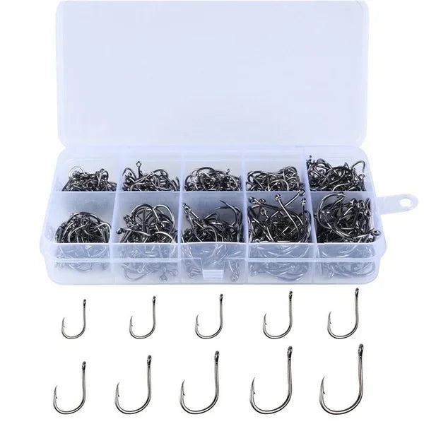 HookPro – Carbon Steel Fishing Hooks Set