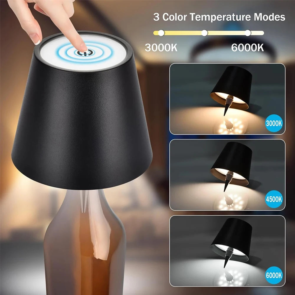 LumiBottle – Rechargeable LED Table Lamp