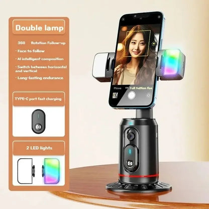 SteadyTrack – 360° Rotating Gimbal Stabilizer with Remote