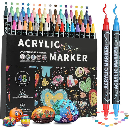ColorFlex – Dual Tip Acrylic Paint Pens