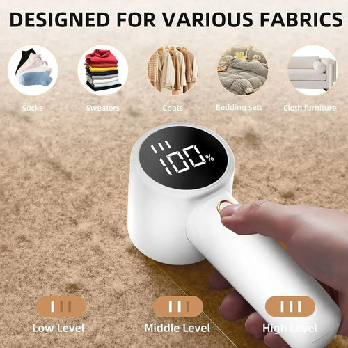 FuzzAway – Rechargeable Fabric Shaver & Lint Remover