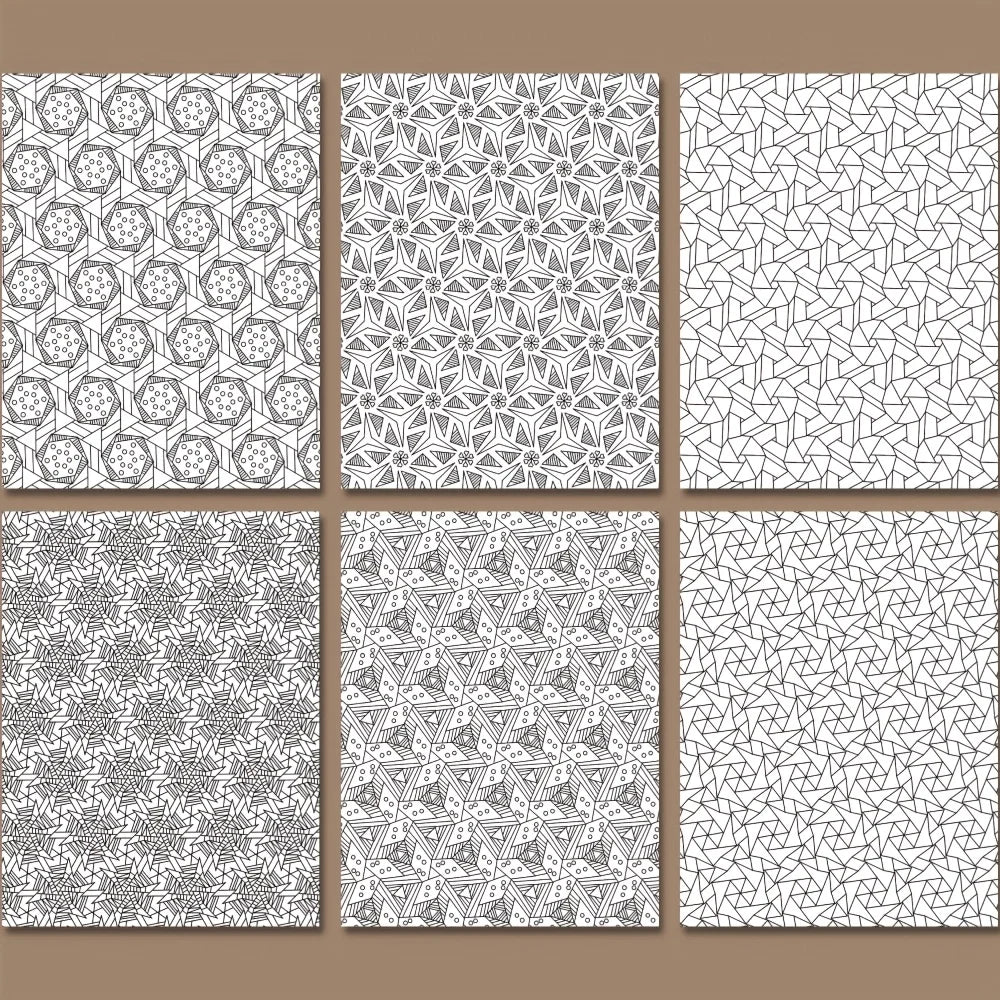 GeoZen – 32-Page Geometric Adult Coloring Book