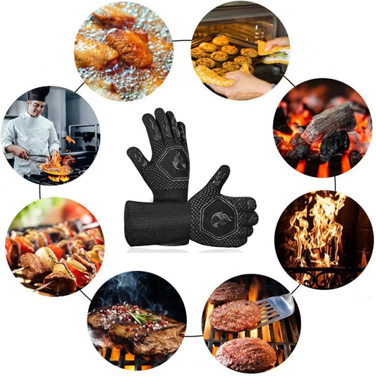 HeatGuard – Fireproof Silicone Oven Gloves