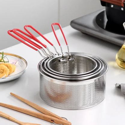FryFlow – 304 Stainless Steel Mesh Fry Basket