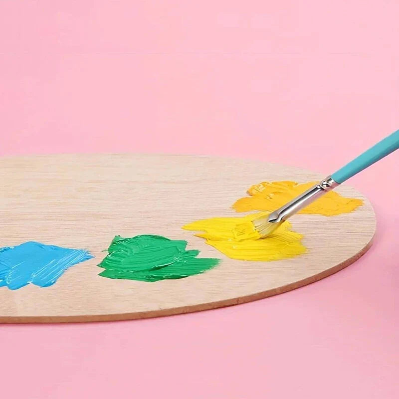 Palettra – 3PC Wooden Watercolor and Acrylic Palette Set