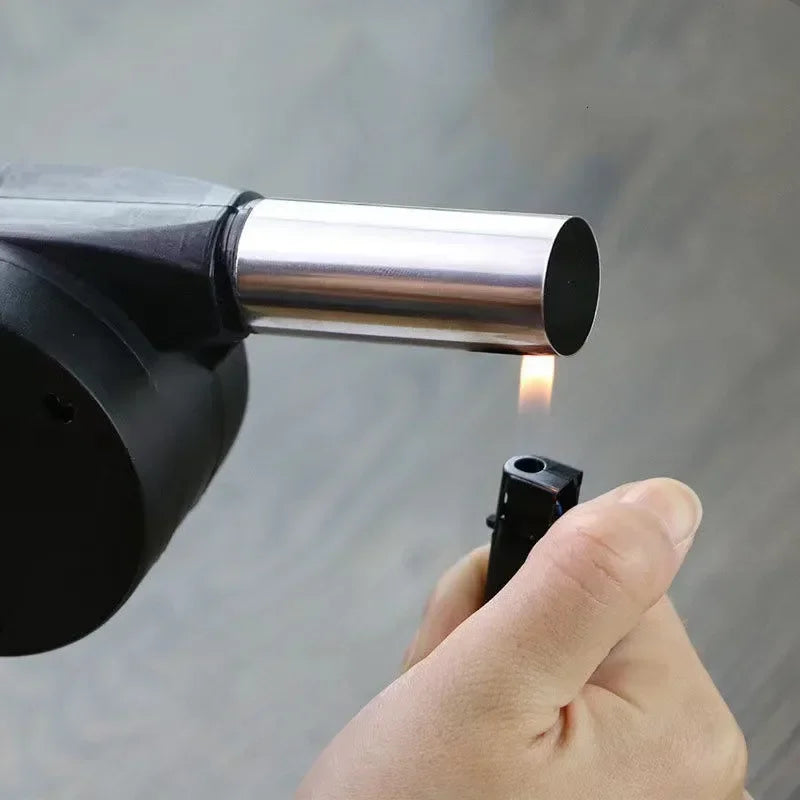 GrillBreeze – Portable Hand Crank BBQ Air Blower