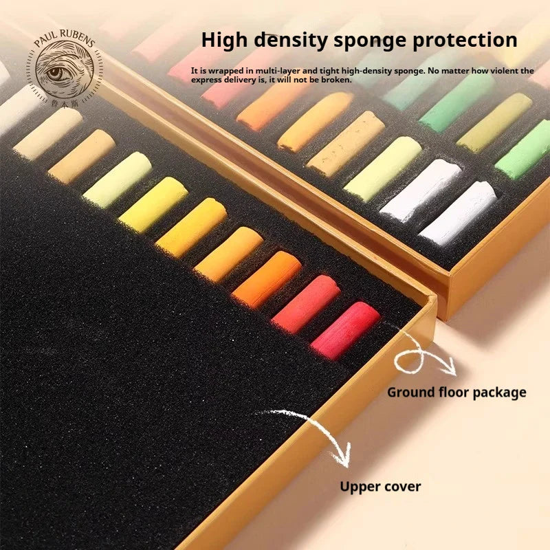 Chromarast – 48 Colors Soft Pastel Crayon Set